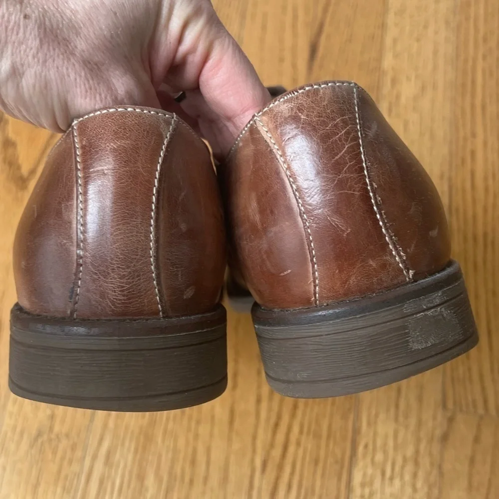 Bostonian Classic Brown Leather Men's Dress Shoes Size 9.5 Dress Workwear